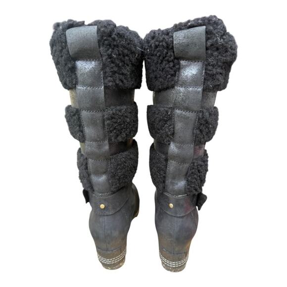 Sorel Helen Wedge Holiday Boot Waterproof EUC Women size 8.5 - Picture 7 of 10